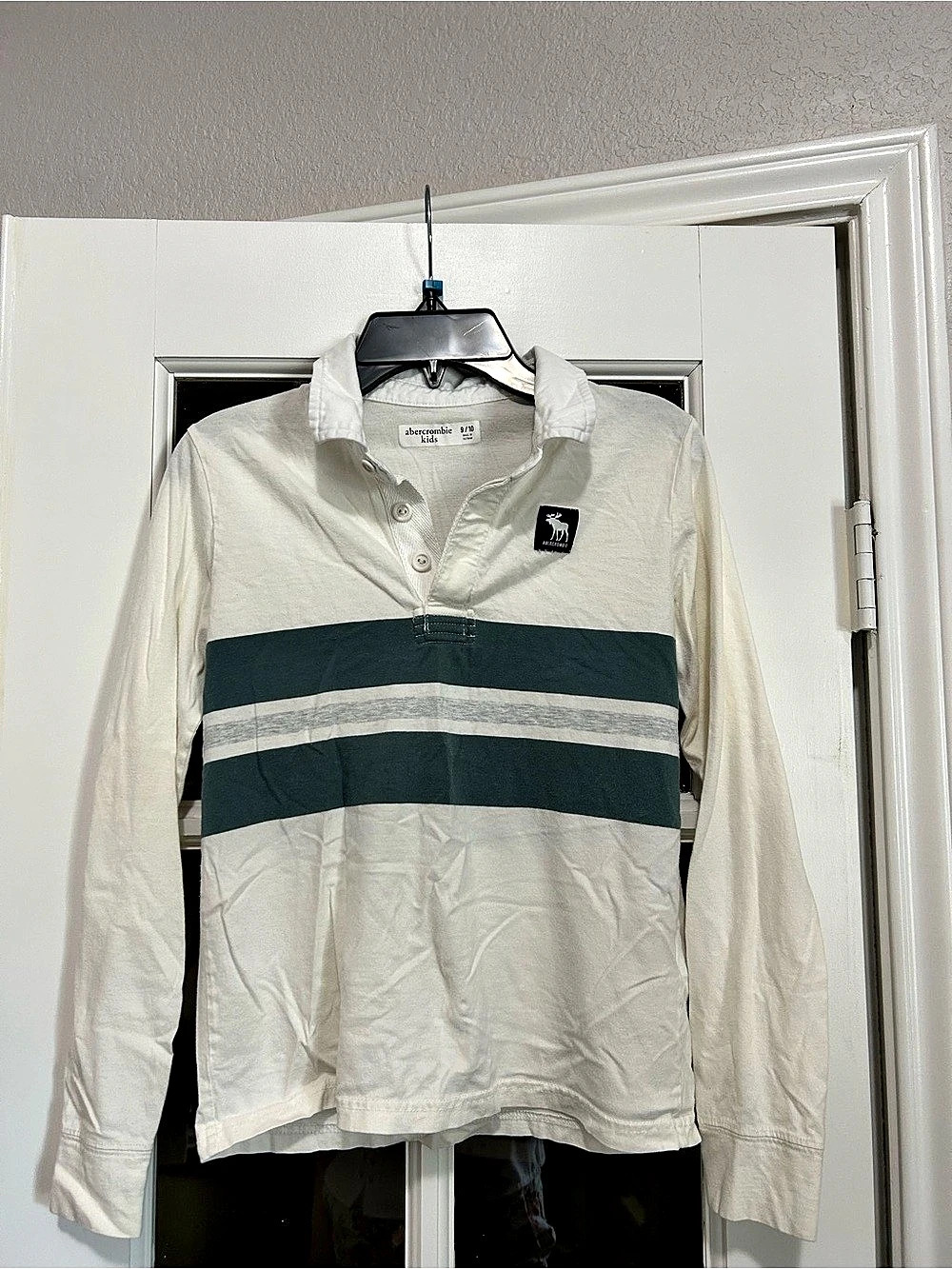 Abercrombie Kids Boys Size 9/10 Striped Polo
